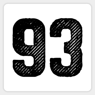 Ninety Three 93 Sticker